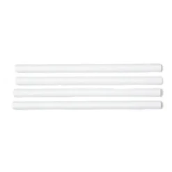 Sugerør Ø13x220 mm u. knæk Bionedbrydelig Papir Hvid 100 stk.