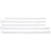 Sugerør Ø8x230 mm u. knæk enkeltpakket Bio. Papir Hvid 500 stk.