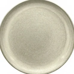 Tallerken 27cm - Sandfarvet Stentøj