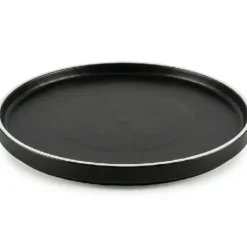 Tallerken 25 cm Sort/Hvid