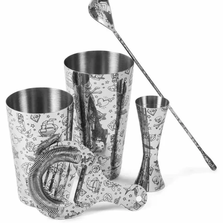 Tattoo 5 Piece Cocktail Set
