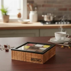 Tea box bistro 24X24X7,5CM