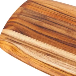 Teak Haus elegant rektangulær serverings- og skærebræt lille 30,5 x 20 x 1,5 cm