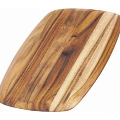 Teak Haus elegant rektangulær serverings- og skærebræt lille 30,5 x 20 x 1,5 cm