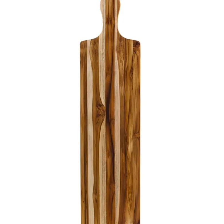 Teak Haus serveringsbræt af træplanke Lang 79 x 18 x 1,5 cm