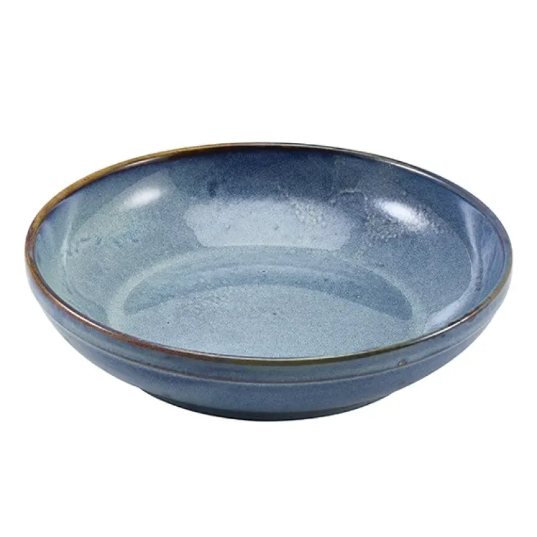 Terra Aqua Blå Coupe Skål 27,5 cm Genware