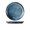 Terra Aqua Blå Coupe Tallerken 24cm Genware