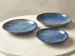 Terra Aqua Blå Dyb Coupe Tallerken 28cm Genware