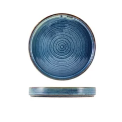 Terra Aqua Blå Præsentationstallerken 18cm Genware