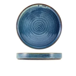 Terra Aqua Blå Præsentationstallerken 20,5 cm Genware