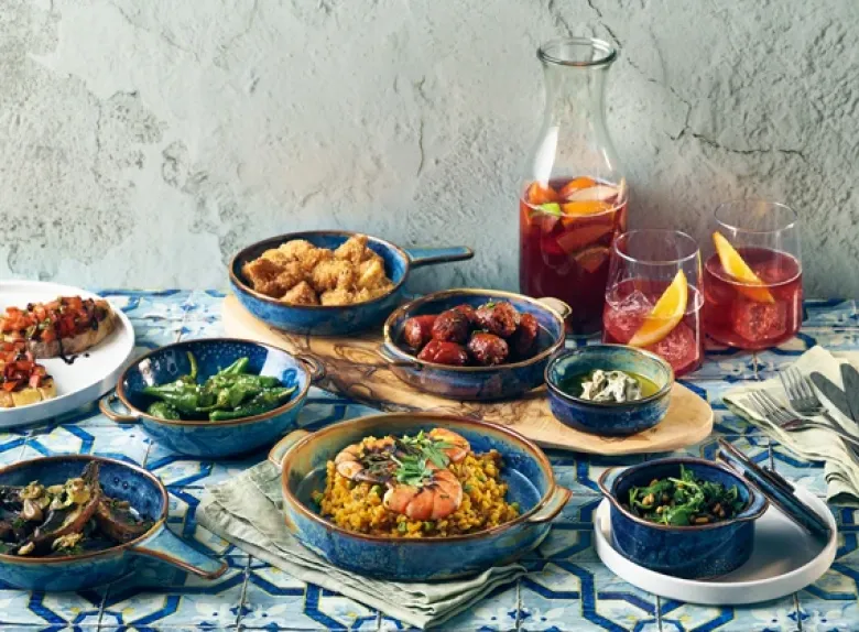Terra Aqua Blue Balti Skål 15 cm Genware