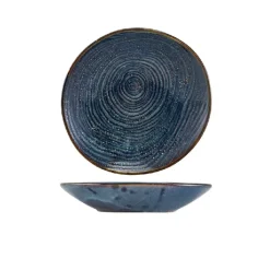 Terra Aqua Blue Økologisk Coupe Skål 21,5 cm Genware