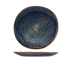 Terra Aqua Blue Økologisk Tallerken 25cm Genware
