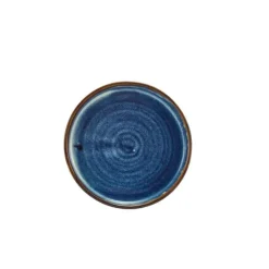 Terra Aqua Blue Lav Præsentationstallerken 14cm Genware