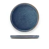 Terra Aqua Blue Lav Præsentationstallerken 21cm Genware