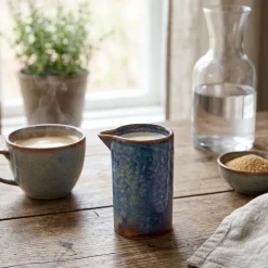 Terra Porcelain Aqua Blå kande med lige sider 10 cl / 3,5 oz