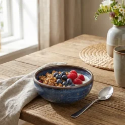 Terra Porcelain Aqua Blå mave skål 11,5 cm
