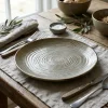 Terra Porcelain Grey Økologisk tallerken 25 cm