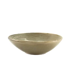 Terra Porcelain Grey Økologisk skål 22 cm