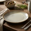 Terra Porcelain Matt Grå Coupe-tallerken 19 cm
