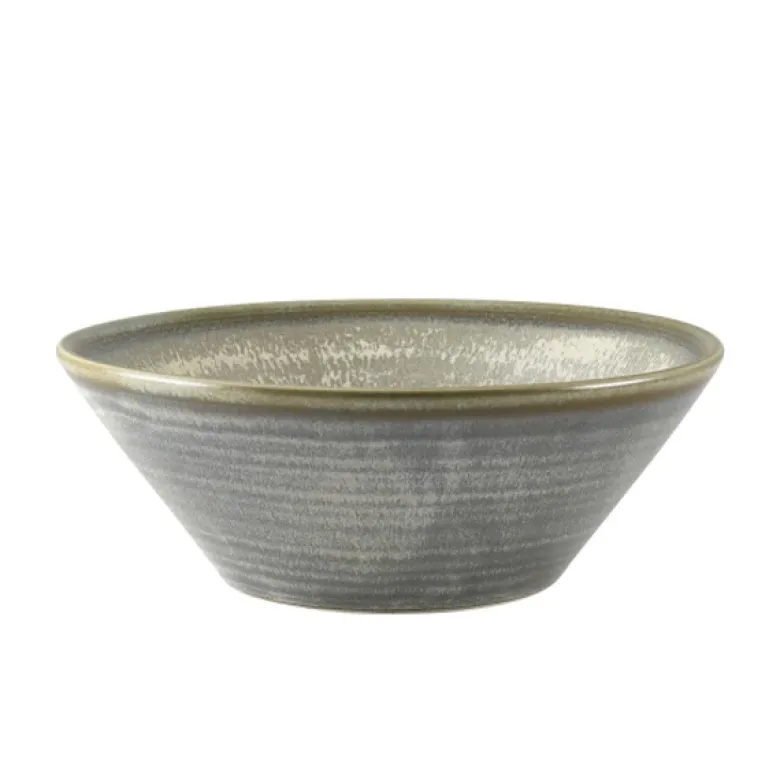 Terra Porcelain Matt Grå kegleformet skål 16 cm