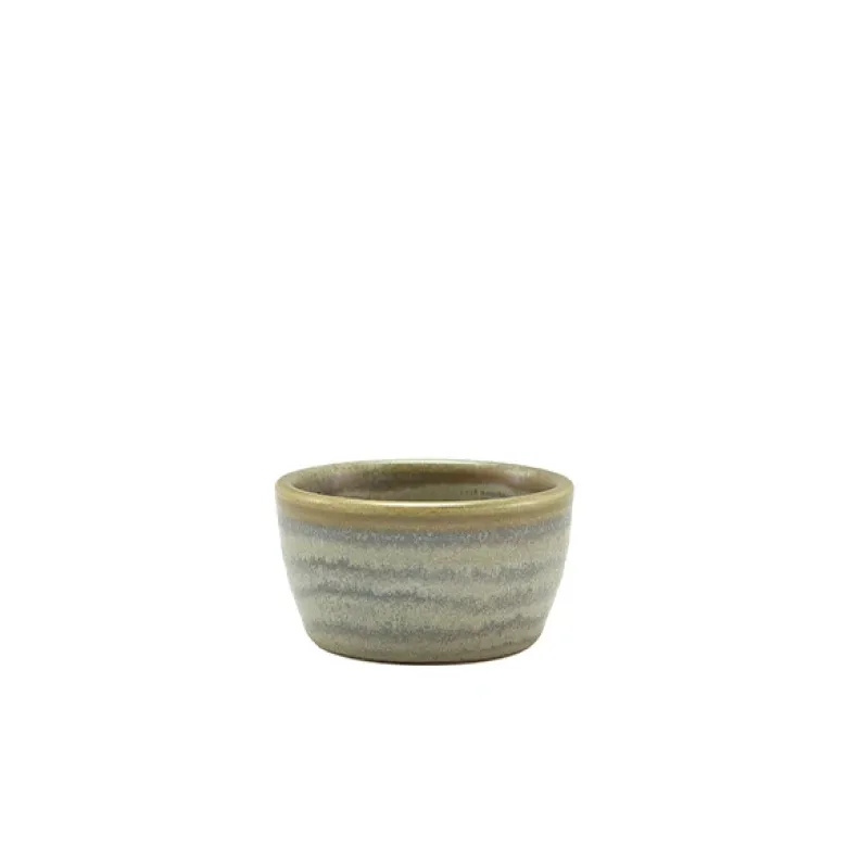 Terra Porcelain Matt Grå Ramekin 45ml/1,5oz
