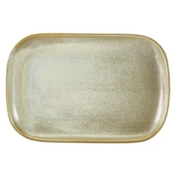 Terra Porcelain Matt Grå rektangulær tallerken 29 x 19,5 cm
