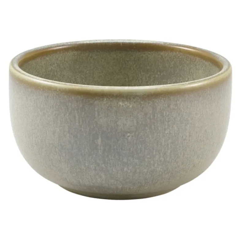 Terra Porcelain Matt Grå rund skål 12,5 cm