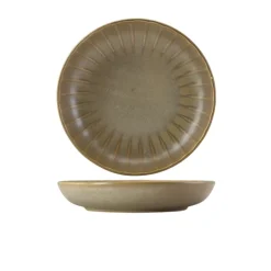 Terra Porcelain Matt Grå skåret coupe-skål 25,4 cm