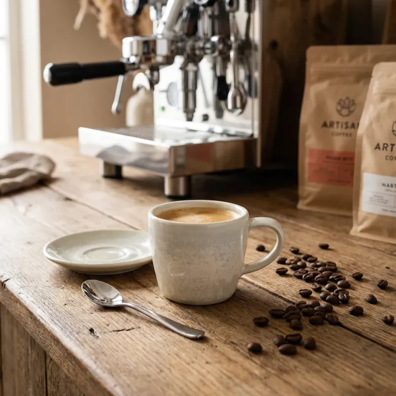 Terra Porcelain Pearl Espressokop 9 cl / 3 oz