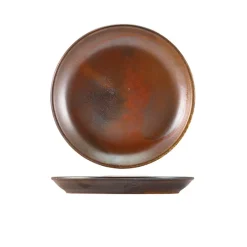 Terra Porcelain Rustic Kobber coupe-tallerken 19 cm