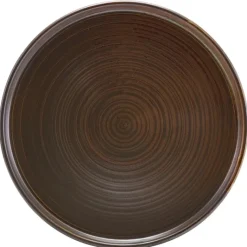 Terra Porcelain Rustic Kobber Lav Præsentationsplade 25 cm