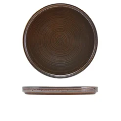 Terra Porcelain Rustic Kobber Lav Præsentationsplade 25 cm