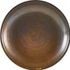 Terra Porcelain Rustic Kobber Deep Coupe Tallerken 25cm
