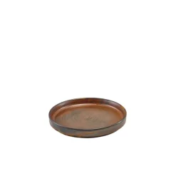 Terra Porcelain Rustic Kobber lav præsentationsplade 14 cm