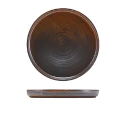 Terra Porcelain Rustic Kobber Lav Præsentationsfad 21 cm