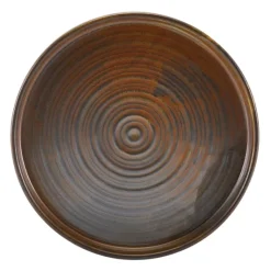 Terra Porcelain Rustic Kobber præsentationsfad 20,5 cm