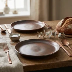 Terra Porcelain Rustic Kobber Coupé Tallerken 30,5 cm
