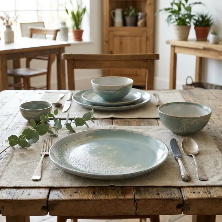 Terra Porcelain Seafoam Coupe tallerken 27,5 cm