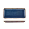 Terra Smal Rektangulær Fad Aqua Blå 27 x 12,5 cm Genware