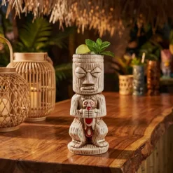 Tiki Krus Hila 500 ml i keramik natur
