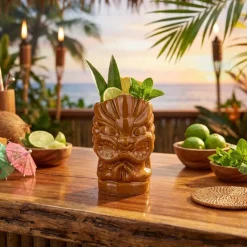 Tiki Krus Shaka Keramik Natur 660 ml