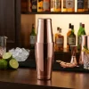 Tin-on-tin Boston shaker 0,6 - 0,8 l rustfrit stål kobberlook