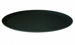 Tjenerbakke 55cm - Oval Sort Non-Slip