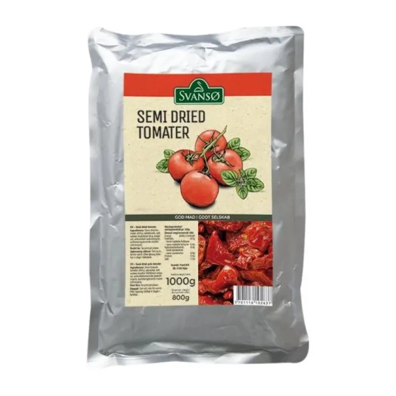 Tomater SemiDried Rød PS 1 KG