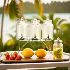 Triple drinks dispenser med stander 12 L