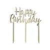 Trækagepynt Happy Birthday 13 x 14 cm