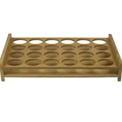 Træ Shotglas Holder til 24 Shots