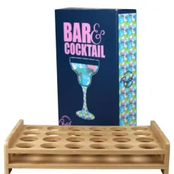 Træ Shotglas Holder til 24 Shots