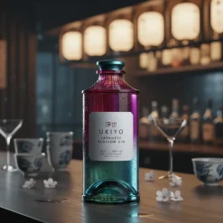 Ukiyo Japanese Blossom Gin 40% 70 FL